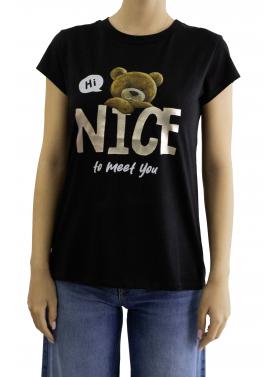 t shirt con orsacchiotto Nice 